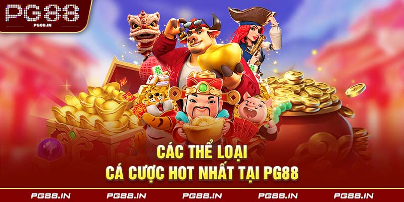 Các thể loại cá cược hot nhất tại PG88